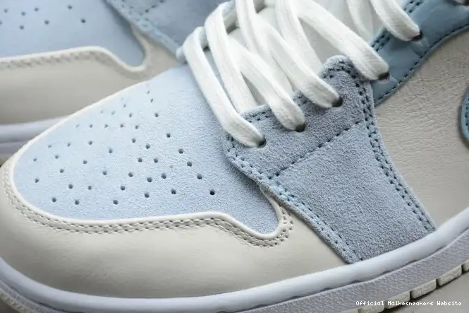 Official Maikesneakers Jordan DA4666-100 Mixed Textures 1 Mid Air Blue 0414